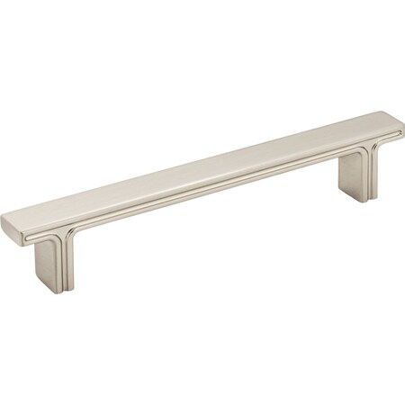 Jeffrey Alexander 128 mm Center-to-Center Satin Nickel Square Anwick Cabinet Pull 867-128SN